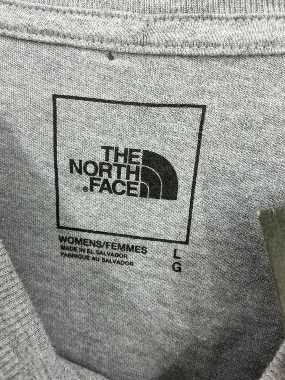 The North Face Men's Short-Sleeve Crew Tee in Gray with White Logo 819